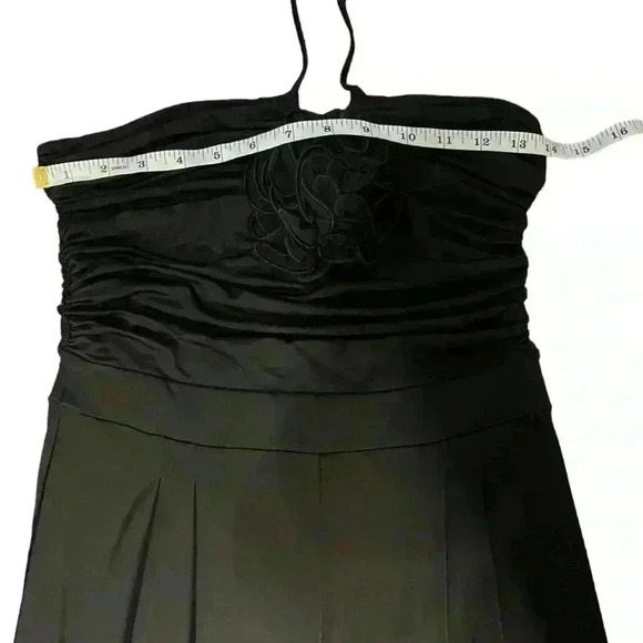 Express NWT Strapless Wide Leg Jumpsuit Black Size Small - Picture 3 of 14